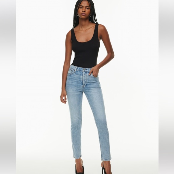 Denim Forum The Yoko High Rise Slim (Aritzia) - Picture 10 of 11